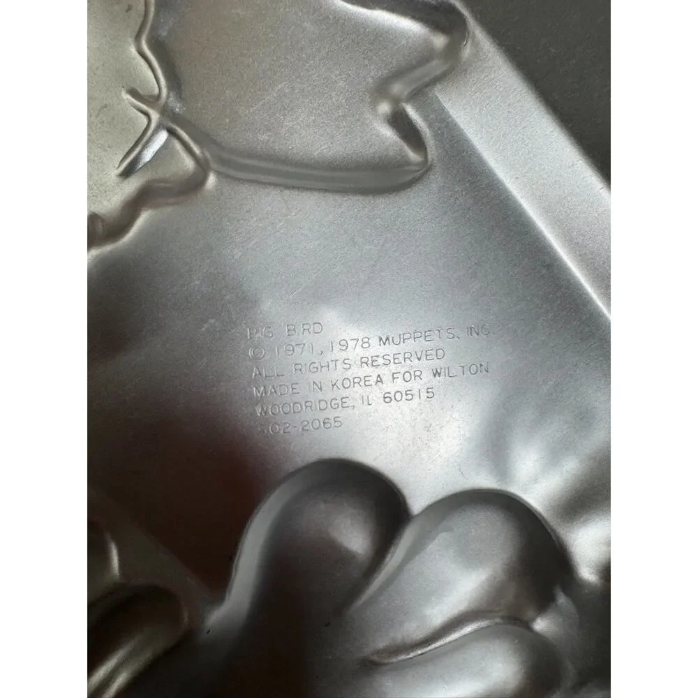 Wilton Party Cake Pan Big Bird 1978 Vintage 502-2065 Used